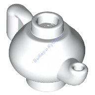 Деталь Лего Чайник Цвет Белый