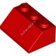 Деталь Лего Скос 45 2 х 3 Цвет Красный
