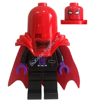  Минифигурка Лего -  Красный Капюшон, Фильм LEGO о Бэтмене, серия 1 (только минифигурка без подставки и аксессуаров)  coltlbm11