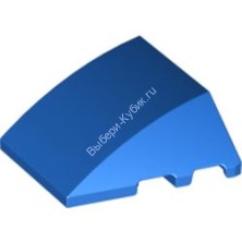 Деталь Лего Клин 4 х 3 Без Штырьков Цвет Синий