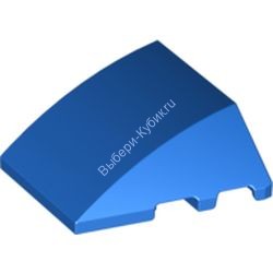 Деталь Лего Клин 4 х 3 Без Штырьков Цвет Синий