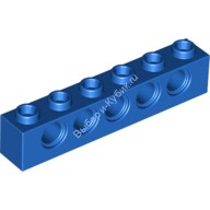 Деталь Лего Техник Кубик 1 х 6 С Отверстиями Цвет Синий