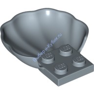 Деталь Лего Ракушка Цвет Песочно-Голубой