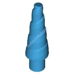 Деталь Лего Рог Единорога Цвет Темно-Лазурный