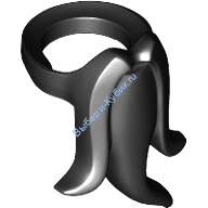 Деталь Лего Борода Цвет Черный