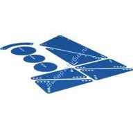 Деталь Лего Техник Пластиковые Панели "Наука И Технология" Цвет Прозрачно-Синий