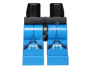 Деталь Лего Ноги С Рисунком Цвет Черный