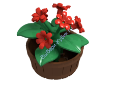 Набор Деталей Лего От Выбери Кубик ЦВЕТОК В ГОРШКЕ 