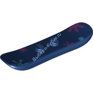 Деталь Лего Сноуборд С Цвет Темно-Синий