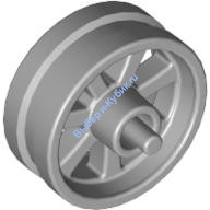 Деталь Лего Диск 15 Мм D х 6 Мм Сити Для Мотоцикла Цвет Светло-Серый