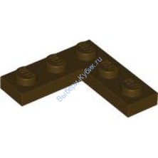 Деталь Лего Пластина Угол 3 х 3 Цвет Темно-Коричневый