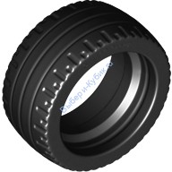 Деталь Лего Шина 24 х 12 Низкая Цвет Черный