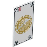 Деталь Лего Стекло Для Окна 1 X 4 X 6С Рисунком Цвет Прозрачный