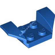 Деталь Лего Автомобильное Крыло 2 х 4 С Расклешенными Крыльями Цвет Синий