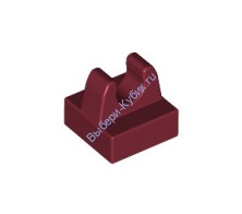 Деталь Лего Плитка Модифицированная 1 х 1 С Защелкой  Цвет Темно-Красный