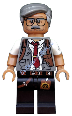 Минифигурка Лего - Комиссар Гордон, Фильм LEGO о Бэтмене, серия 1 (только минифигурка без подставки и аксессуаров) coltlbm07