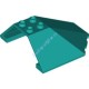 Деталь Лего Лобовое Стекло 6 х 6 х 2 Половина Сферы Цвет Темно-Бирюзовый