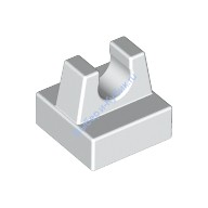 Деталь Лего Плитка Модифицированная 1 х 1 С Защелкой Цвет Белый
