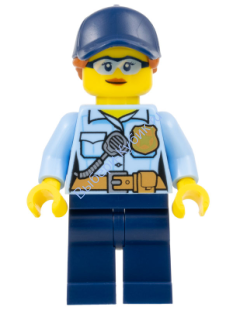 Минифигурка Лего Сити - Женщина Полицейский cty1525