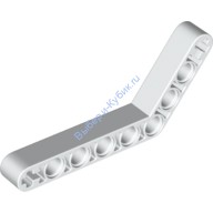 Деталь Лего Техник Бим 1 х 9 Изогнутый (6 - 4) Толстый Цвет Белый