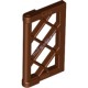 Деталь Лего Окно 1 х 2 х 3 Решетчатое С Утолщением На Шарнирах Цвет Коричневый