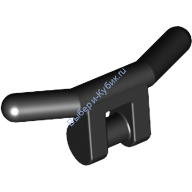 Деталь Лего Руль Велосипеда / Мотоцикла Цвет Черный