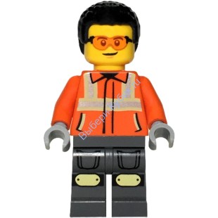 Минифигурка Лего Сити Строитель cty1854