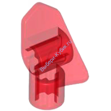 Деталь Лего Техник Панель # 7 Малая Гладкая Короткая Сторона A Цвет Прозрачно-Красный