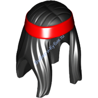 Деталь Лего Парик Цвет Черный