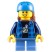 Минифигурка Лего Сити Мальчик - Скейтбордист cty1332