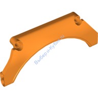 Деталь Лего Техник Брызговик Арочный 13 x 2 x 5 Цвет Оранжевый