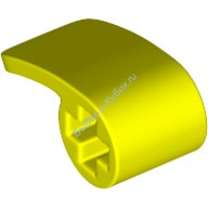 Деталь Лего Техник Панель Изогнутая 2 x 1 x 1 Цвет Неоново-Желтый