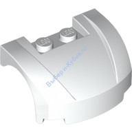 Деталь Лего Автомобильное Крыло 3 х 4 х 1 С Изгибом Цвет Белый