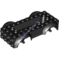 Деталь Лего База Т/С 5 х 10 х 2 1/2 С Утопленным Центром С Крыльями Цвет Черный