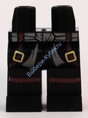 Деталь Лего Ноги С Рисунком Цвет Черный