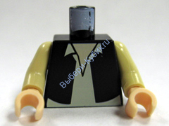 Деталь Лего Торс С Рисунком Цвет Черный