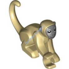 Деталь Лего Обезьяна Цвет Песочный