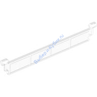 Деталь Лего Секция Гаражных Ролл-Ворот Без Ручки Цвет Прозрачный