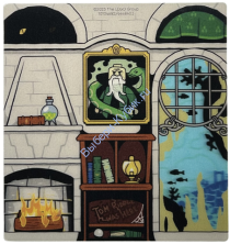 Пластиковый 3D-фон С Рисунком Общей Комнаты Слизерина