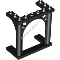 Деталь Лего Арка 3 х 6 х 5 С Орнаментом Цвет Черный