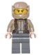 Resistance Trooper - Dark Tan Jacket, Frown, Cheek Lines (75140)