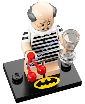Минифигурка Лего - Каникулы Альфреда Пенниворта, Фильм LEGO о Бэтмене, серия 2 (Полный комплект с подставкой и аксессуарами) coltlbm2-10
