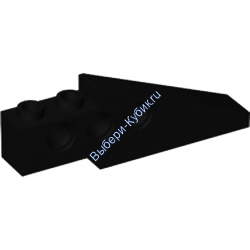 Деталь Лего Техник Кубик Скошенный Длинный (Стрелка) Цвет Черный