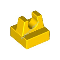 Деталь Лего Плитка Модифицированная 1 х 1 С Защелкой Цвет Желтый