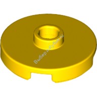 Деталь Лего Плитка Круглая 2 х 2 С Открытым Штырьком Цвет Желтый