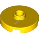 Деталь Лего Плитка Круглая 2 х 2 С Открытым Штырьком Цвет Желтый