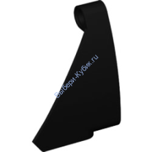 Деталь Лего Техник Панель Изогнутая #62 5 x 4 Правая Цвет Черный