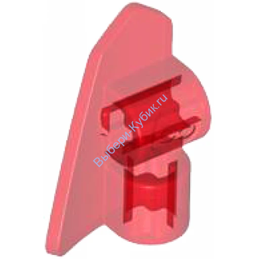 Деталь Лего Техник Панель # 8 Малая Гладкая Короткая Сторона B Цвет Прозрачно-Красный
