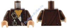 Детали Лего Торс Цвет Коричневый