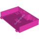 Деталь Лего Половина Обложки Книги С Отделением Для Замка 16 x 12 x 2 2/3 Цвет Темно-Розовый